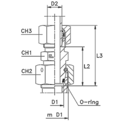 Соединение PNF DS16 36х2 B4 (в сборе)