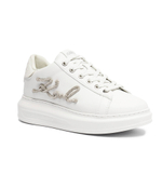 Кожаные кроссовки kapri signia Karl Lagerfeld - белый(KL62510G)