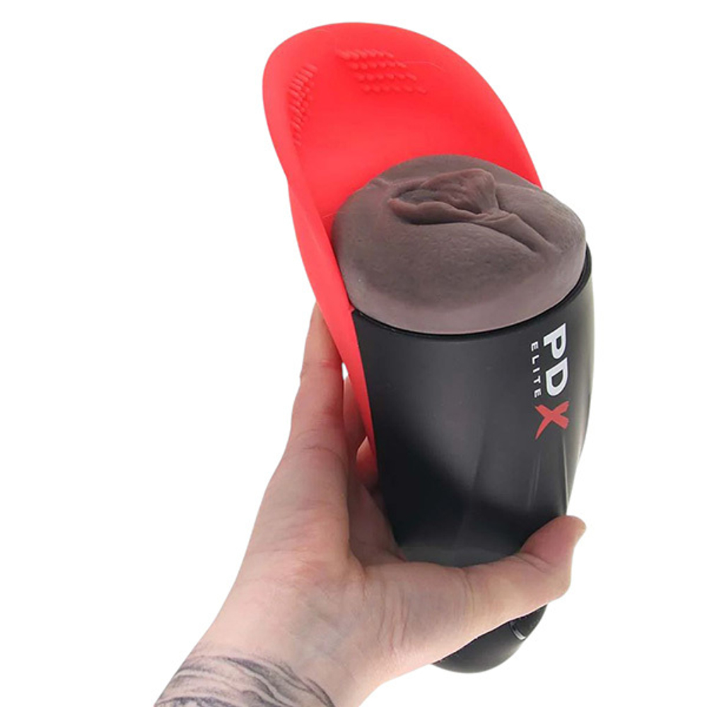 Автоматический мастурбатор-вагина с языком PipeDream PDX Elite Fuck-O-Matic 2 Ultra Suction Stroker RD54329