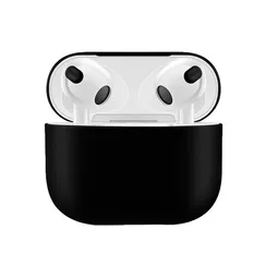 Чехол силиконовый для AirPods 3 Черный