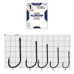 Крючки Cobra ALLROUND CA129  №2, 10 шт.
