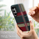 Дизайнерский чехол для SAMSUNG GALAXY S24 (не ULTRA / PLUS / FE!) с камерой-подставкой и MagSafe