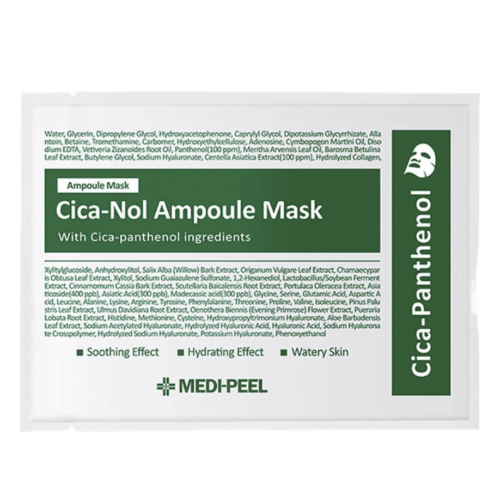 Успокаивающая тканевая маска с центеллой и пантенолом Medi-Peel Cica-Nol B5 Ampoule Mask