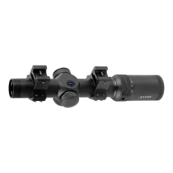 Прицел оптический BRITE LPVO 1-4X24 IR - вид сверху с установленными кольцами крепления