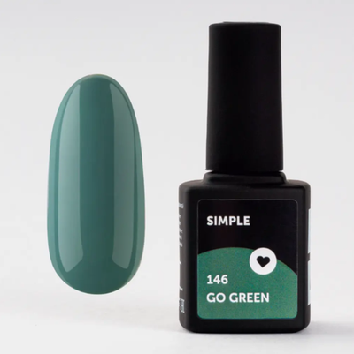 Milk Гель-лак Simple - 146 - Go Green, 9мл.