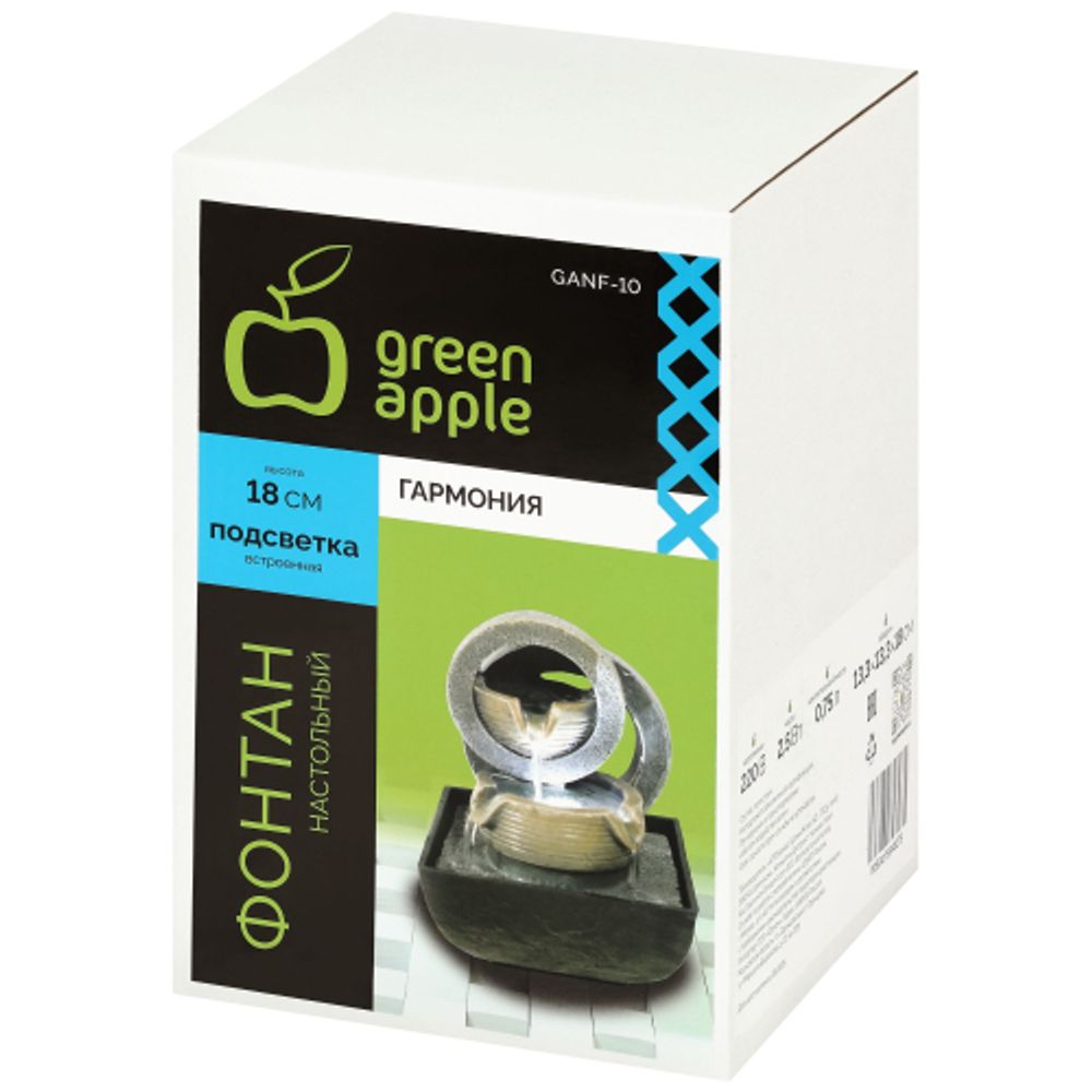 Настольный фонтан GREEN APPLE GANF-10 Гармония | GREEN APPLE