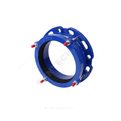Муфта чугун соединительная Ду 175 (Дн 192-210) Ру10/16 ПФРК Benarmo 8