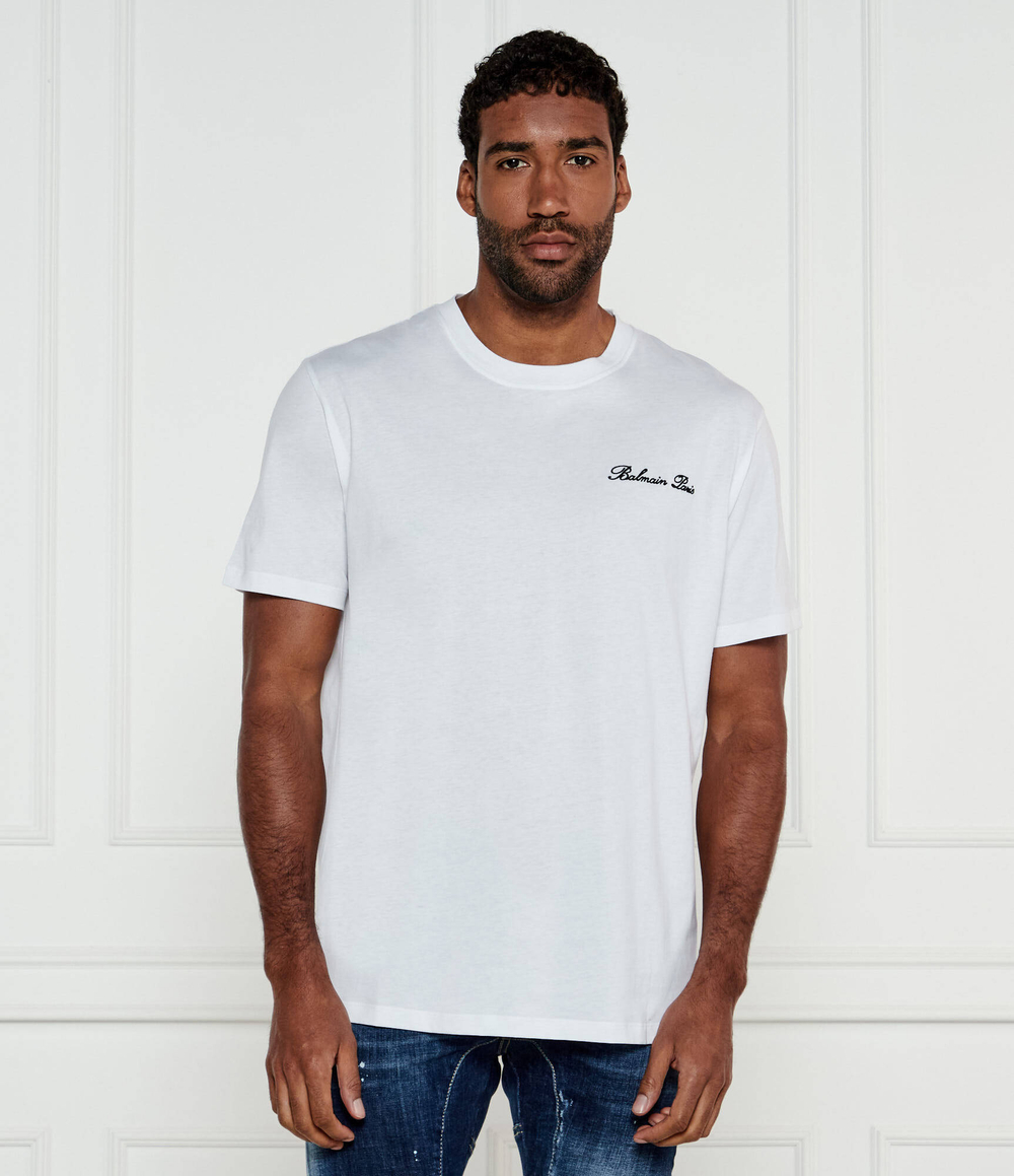 Футболка Balmain - белый(DH1EG010 BC68)