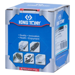 Головка торцевая ударная глубокая шестигранная 1", 60 мм KING TONY 843560M