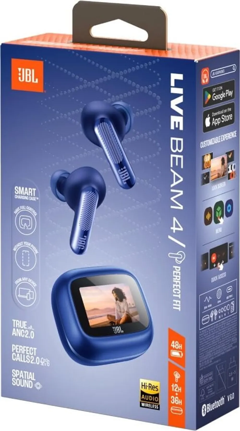 Беспроводные наушники JBL Live Beam 4 Blue - 10