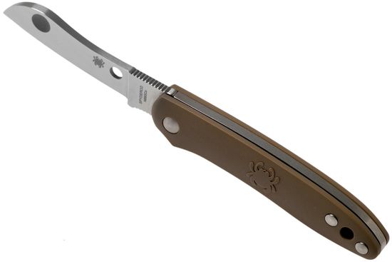 Складной нож Spyderco Roadie Slip Joint 189PBN c клинком из стали Böhler N690Co, рукоять FRN
