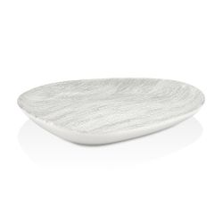 Тарелка 19*16,5 см овальная Ombra Island Gray By Bone Innovation [6]