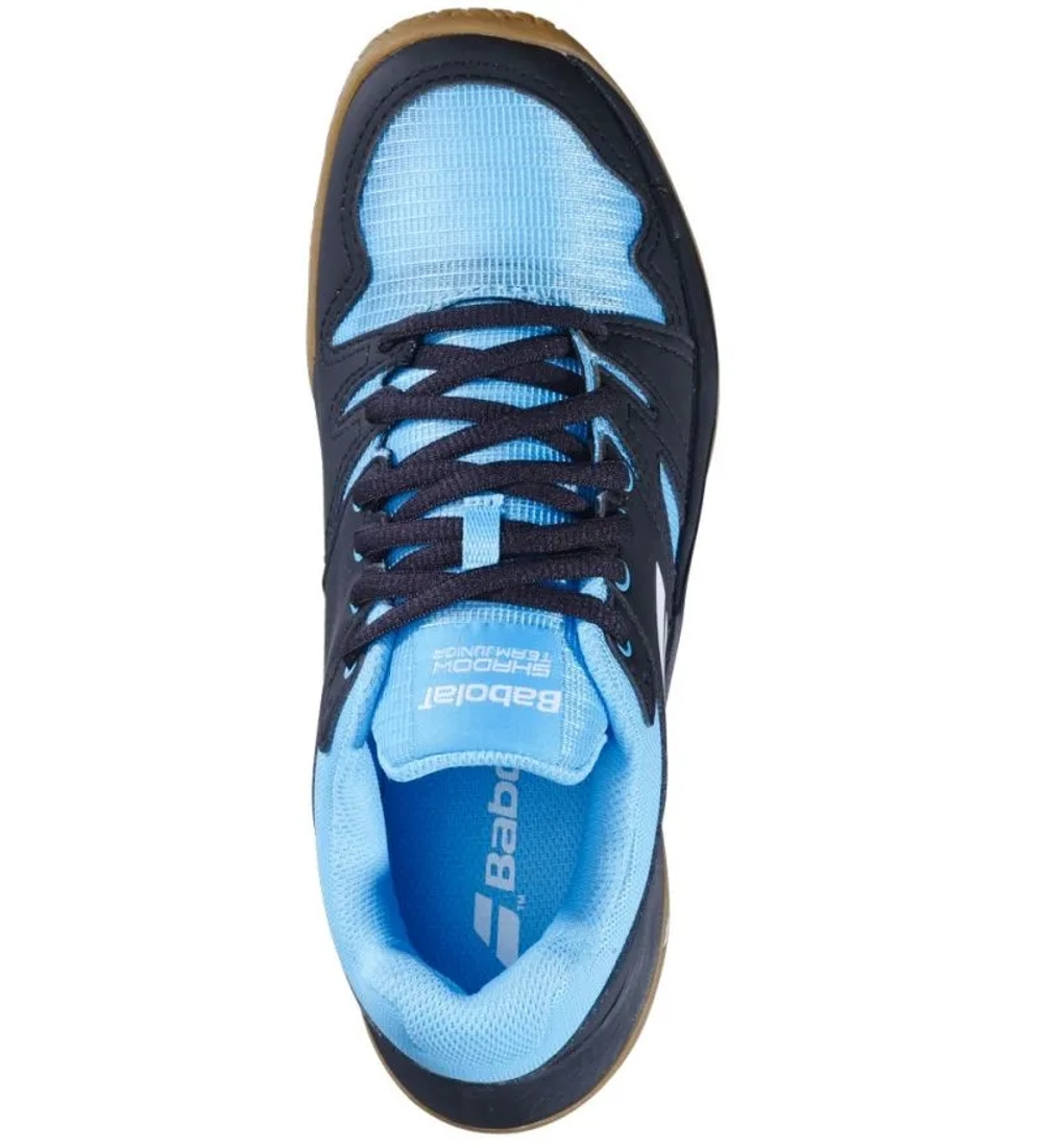 Детские кроссовки для бадминтона Babolat Shadow Team 2 Junior- black/blue