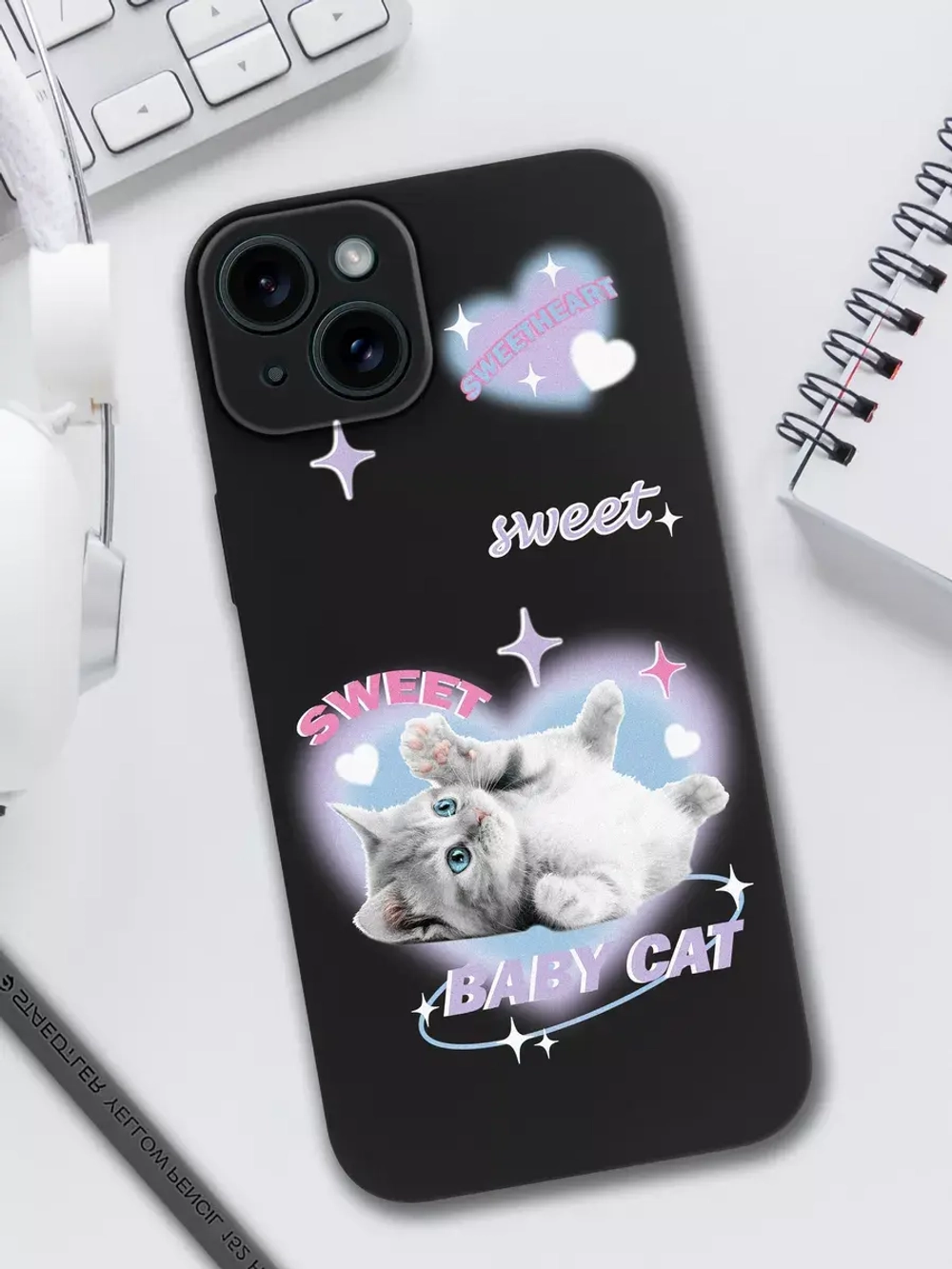 Чехол на iPhone 15 Plus с принтом