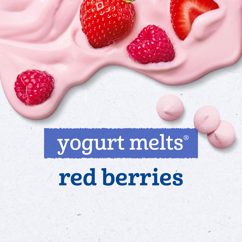 Gerber, Organic Yogurt Melts®, для детей от 8 месяцев, красные ягоды, 28 г (1 унция)