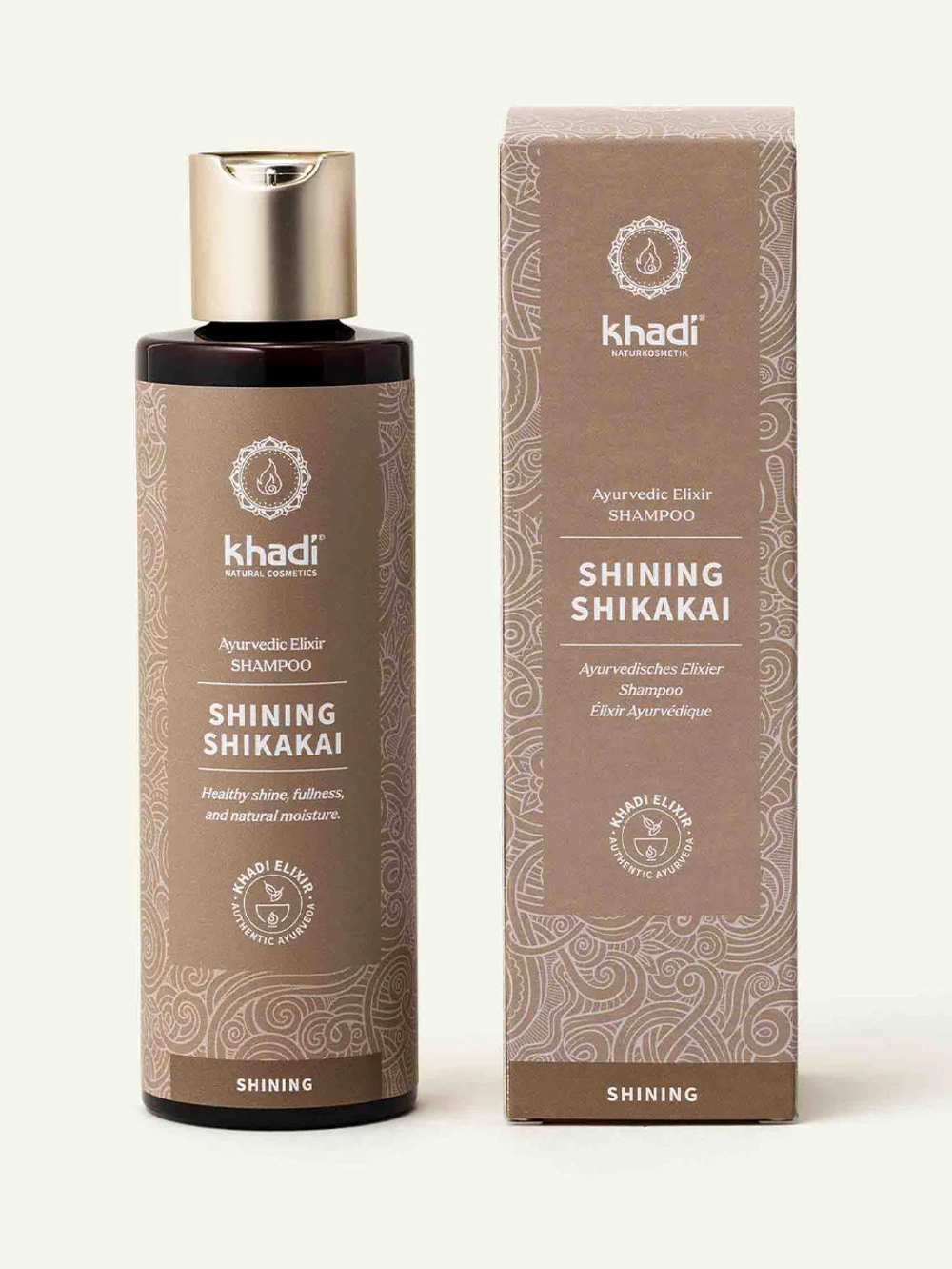 Аюрведический шампунь "Сияющий Шикакай" Khadi Shining Shikakai, 200 мл