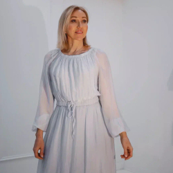 Платье голубое Clothes, Италия .