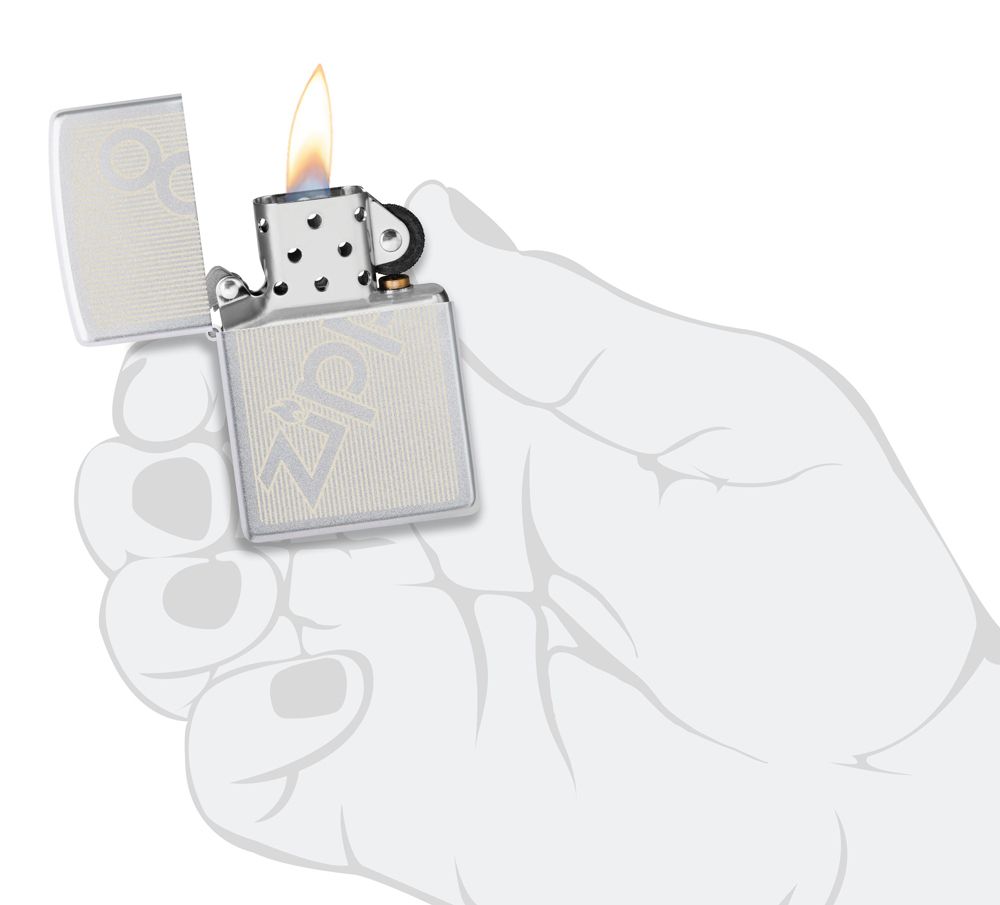 Зажигалка Zippo с покрытием Satin Chrome (29701) 5