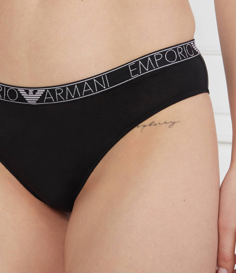 Трусики 2 пары Emporio Armani - черный(163334 4R223)