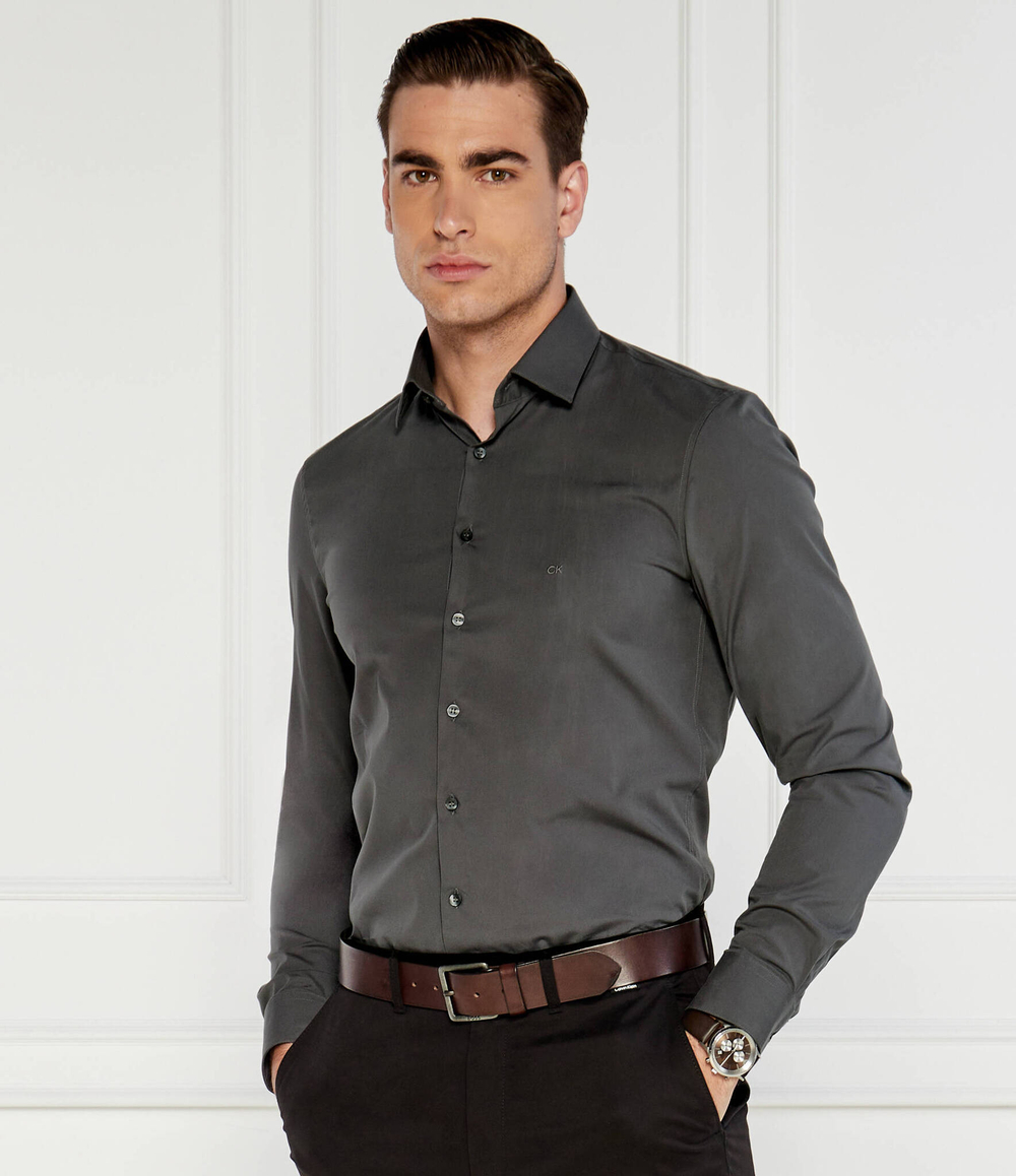 Рубашка POPLIN Calvin Klein - графитовый(K10K108229)