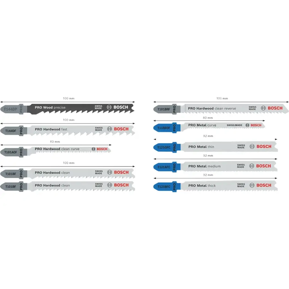 Набор пилок по дереву и металлу PRO Wood and Metal Set BOSCH 2607011943