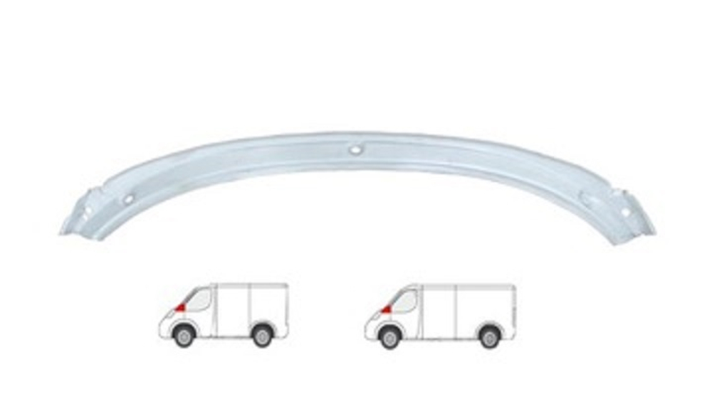 Панель лобового стекла Volkswagen Transporter T4 (Polcar)