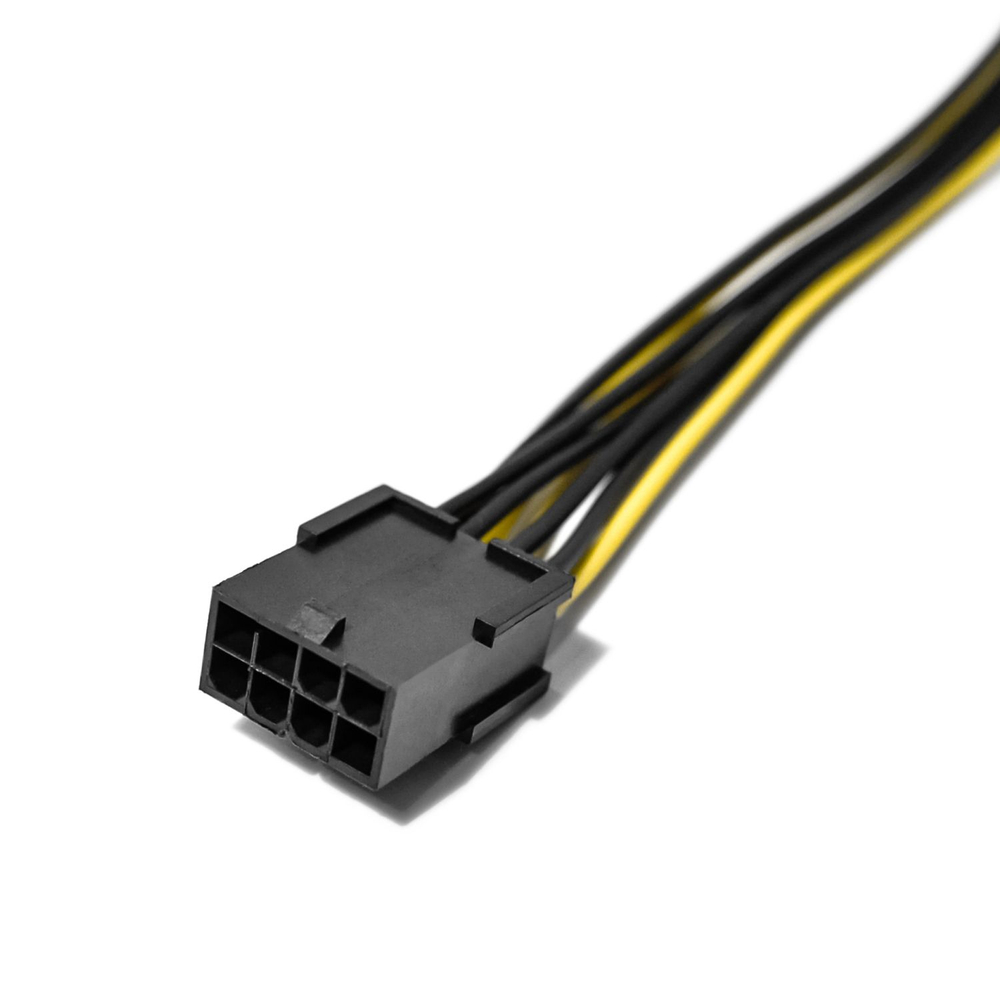 12 шт. Удлинитель PCI-E (8 pin), 20 см, для майнинга, для видеокарты, 8-контактный кабель, PCI Express, провод питания