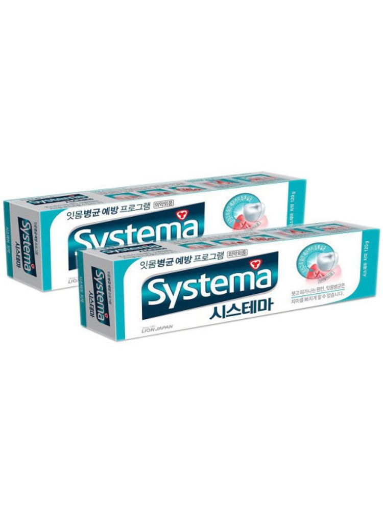 LION Зубная паста для ежедневного ухода Ледяная мята Systema 120 мл