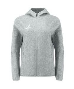 Худи на молнии женское ESSENTIAL Athlete Hooded FZ Jacket W, серый