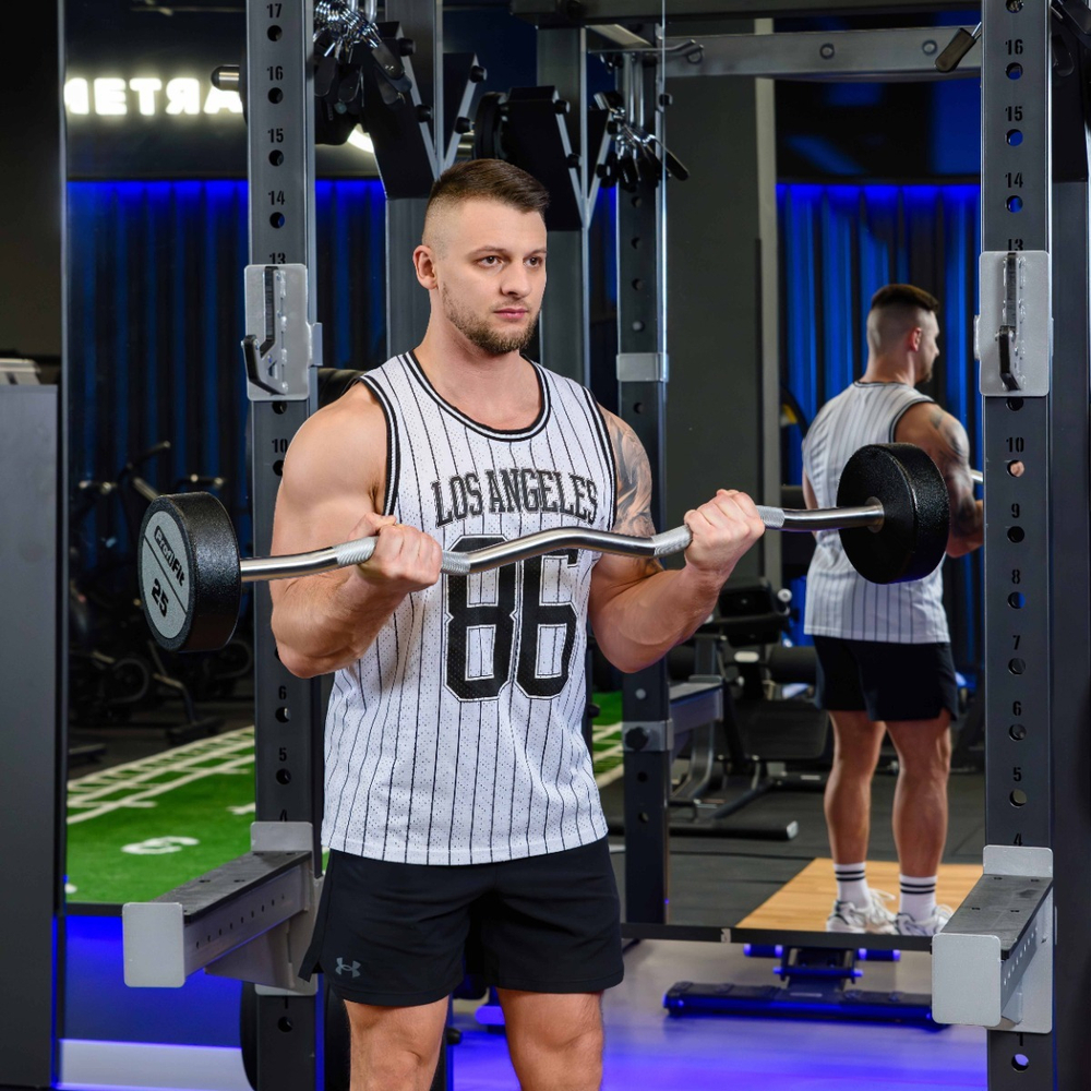Набор изогнутых полиуретановых штанг LEVEL (шаг 5 кг, 5 шт) PROFI-FIT 10-30 кг