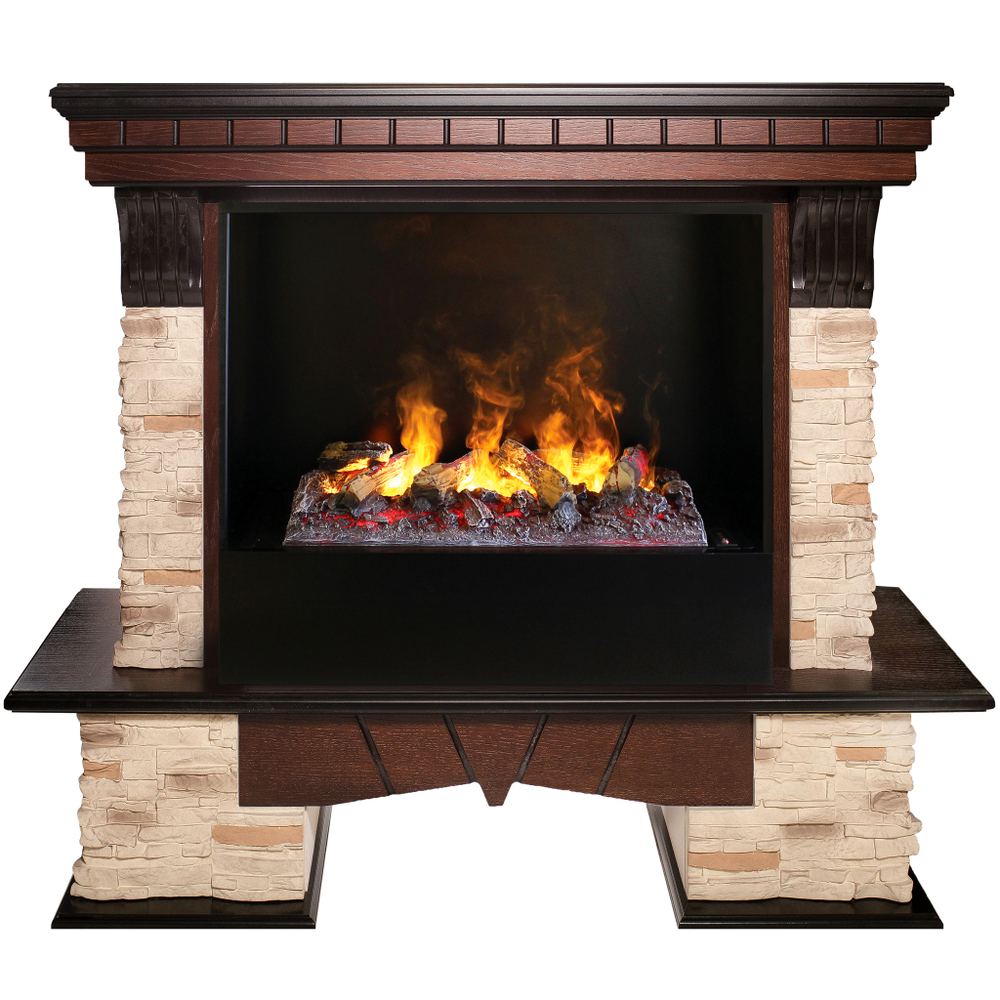 Каминокомплект Real Flame Rockland 26 AO с очагом 3D Cassette 630