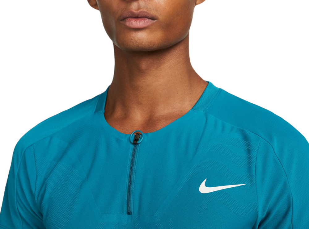 Теннисное поло Nike Court Dri-Fit Adventage Slam Tennis - green abyss/white