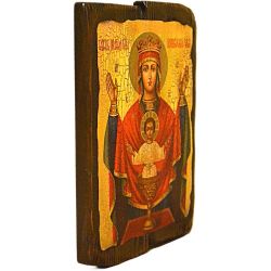 Неупиваемая Чаша. Икона с мощевиком.