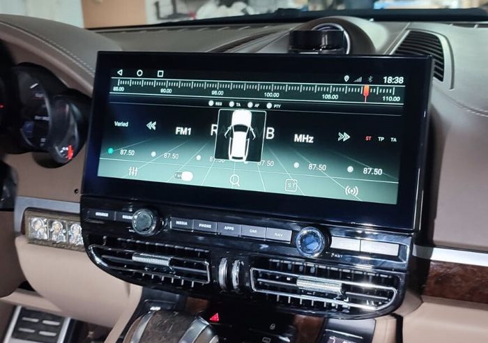 Магнитола для Porsche Cayenne 958 2010-2016 - Kuberg KP-P1201 монитор 12.3" на Android 10, Быстрая, CarPlay, 4G SIM-слот