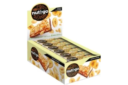 Батончик Nut and Go банан и арахис, 18 шт по 42 г