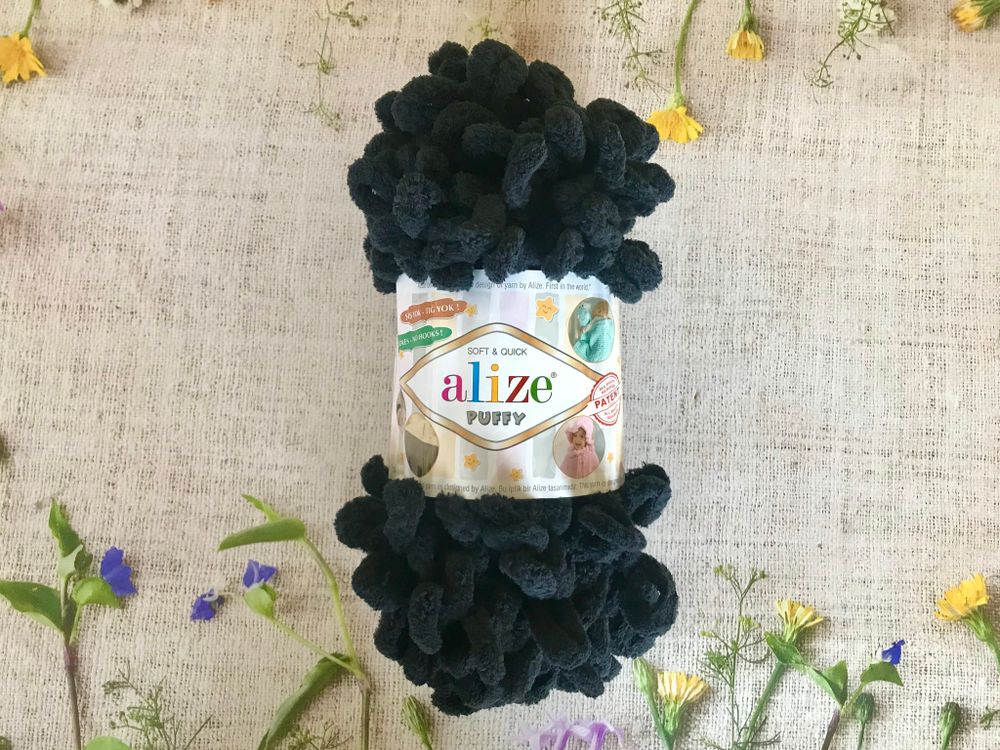 ALIZE "Puffy", 60 чёрный
