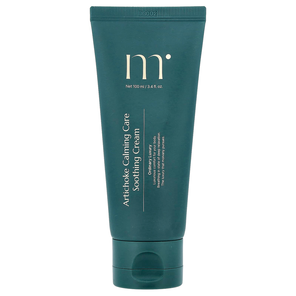 Molvany, Calming Care, артишок, успокаивающий крем, с артишоком, 100 мл (3,38 жидк. унции)