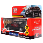 Модель ин. мет. "Toyota Land Cruiser матовый" 12,5см, черный CRUISER-BE (Технопарк)