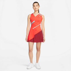 Женская теннисное платье Nike Court Dri-Fit Dress Women - Orange, Red