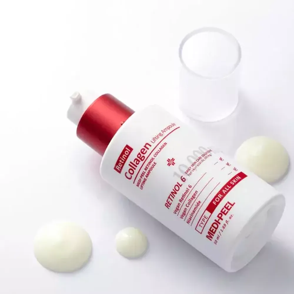 MEDIPEEL Лифтинг-ампула для лица с ретинолом и коллагеном Retinol Collagen Lifting Ampoule (50мл.)