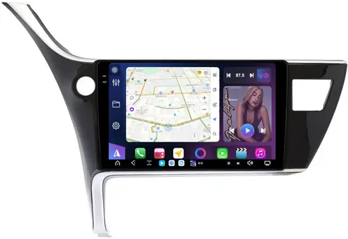 Магнитола для Toyota Corolla E180 2016-2019 (Китай) - FarCar S500-TS20 монитор 10.36" 2K QLED на Android 14, Быстрейшая, CarPlay, 4G SIM-слот