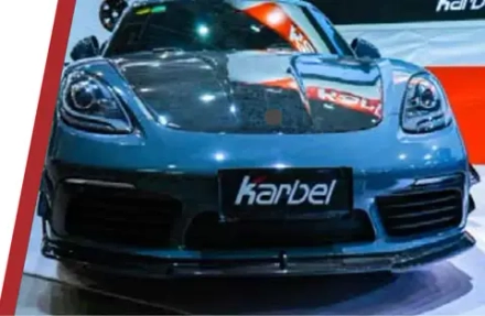 Карбоновая губа переднего бампера для Porsche 718 982 Boxster/Cayman 2016+ Порше
