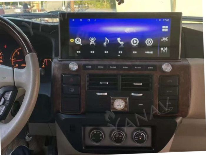 Магнитола для Nissan Patrol 2004-2010 Y51 - Kuberg ZH-N1209 монитор 12.3" на Android 12, Быстрая, CarPlay, 4G SIM-слот