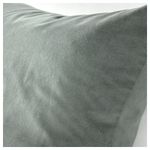 Чехол на подушку IKEA SANELA (САНЕЛА), Серо-зеленый, 50x50 см