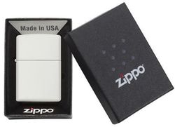 Зажигалка Zippo Classic с покрытием White Matte (214) 4