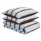 Комплект постельного белья из перкаля голубого цвета из коллекции stripes, 150х200см