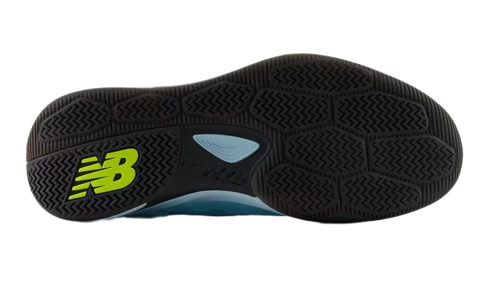 Теннисные кроссовки New Balance Fresh Foam X CT-Rally V2 - light blue/black/neon yellow