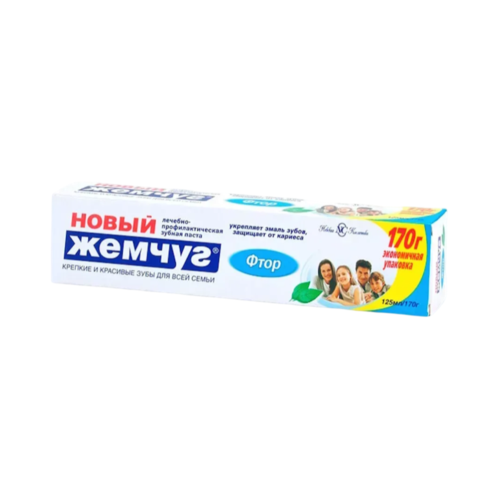 Зубная Паста Новый Жемчуг Фтор 125мл