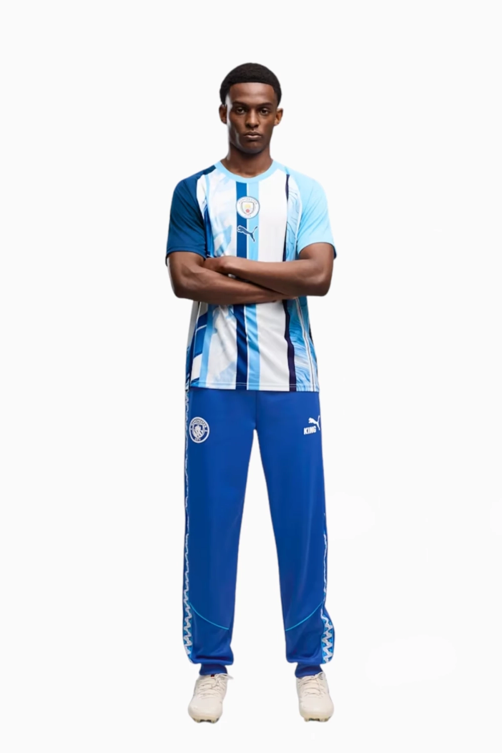 Футболка Puma Manchester City 26/27 Warm-Up - голубой