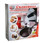 Сковорода 26*6см «Традиция» со съемной ручкой и стекл. крышкой с266а